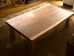 アメリカンブラックウォールナットの天然木テーブル